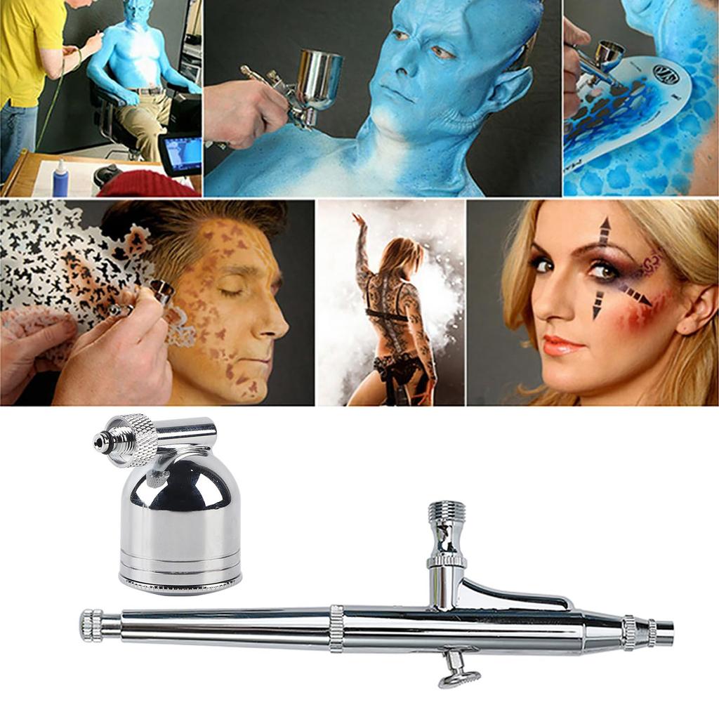 Handpiece Airbrush Spray Gun Set with 0.2mm, 0.3mm, and 0.5mm Nozzles for Spraying Models, Art Creations, and Paintings, K Airbrush Set, Double Action