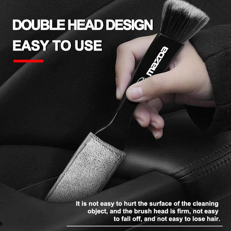 Car Interior Cleaning Tool Air Outlet Clean Artifact Brush For Mazda 3 5 323 CX-3 CX-4 CX-5 CX-7 CX-9 Axela 6 RX8 7 MX3 MX5 W5