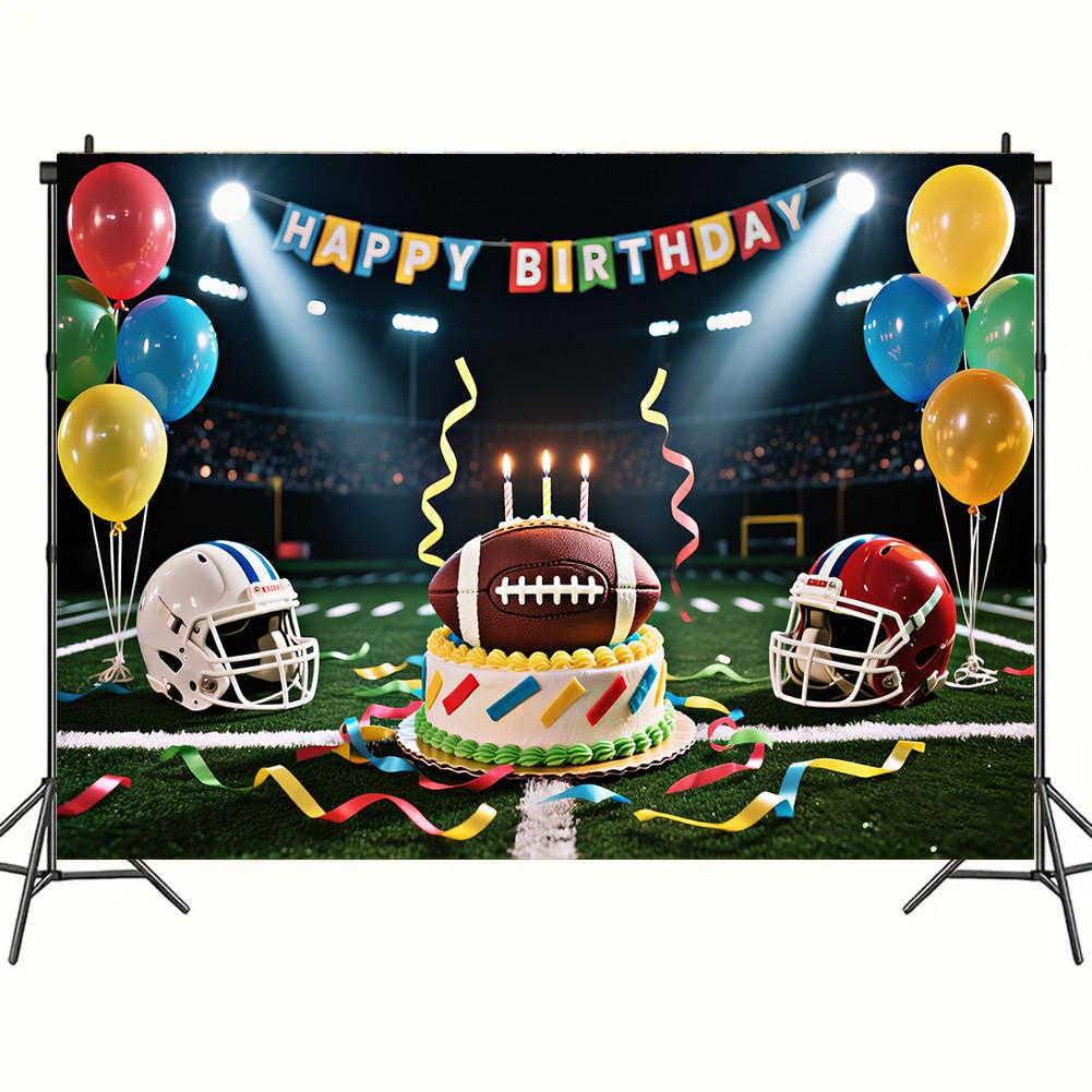 Красочный гобелен 'С Днем Рождения' Шары Радуга Дети Девочка Украшение на День Рождения Баннер Детская Вечеринка Фон для Фото Реквизит