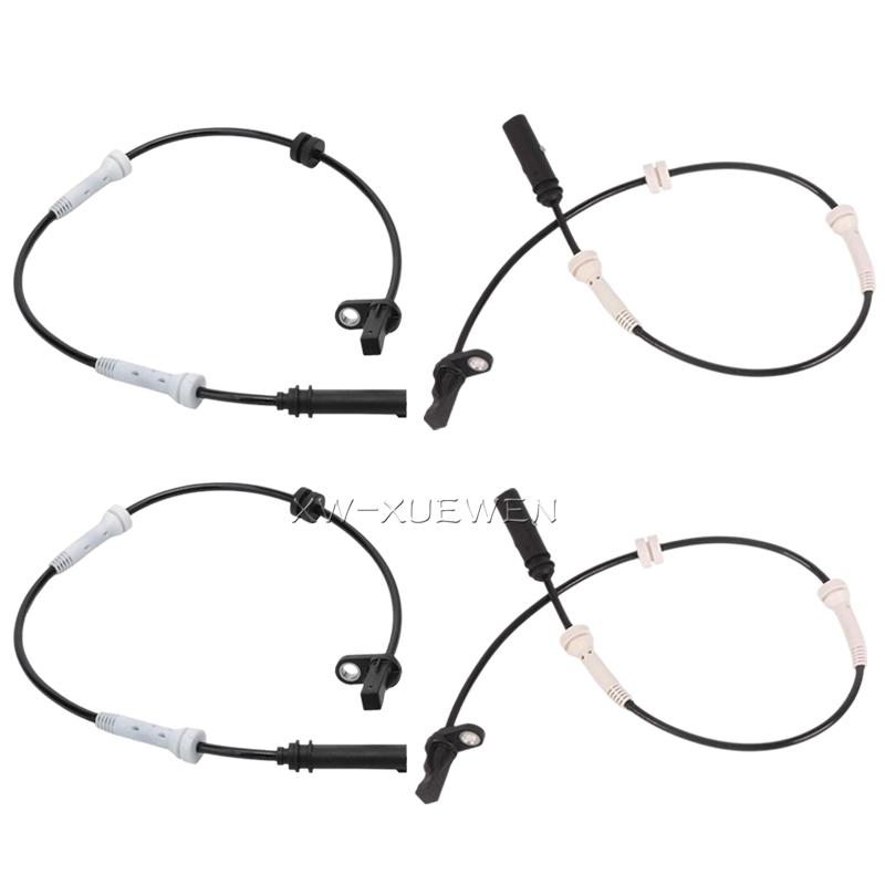 4pcs ABS Wheel Speed Sensor 34526869322 34526869323 For BMW F87 F30 F31 F36 F33 F32 F80 F83 F82 M2 335i ActiveHybrid 435i