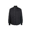 FW21 Solid Color Full Zip Stand Collar Casual Jacket Men Jacket Black HB3351