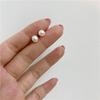 Natural Freshwater Pearl Geometric Retro Earrings for Women - Simple, Versatile, Mini Accessories