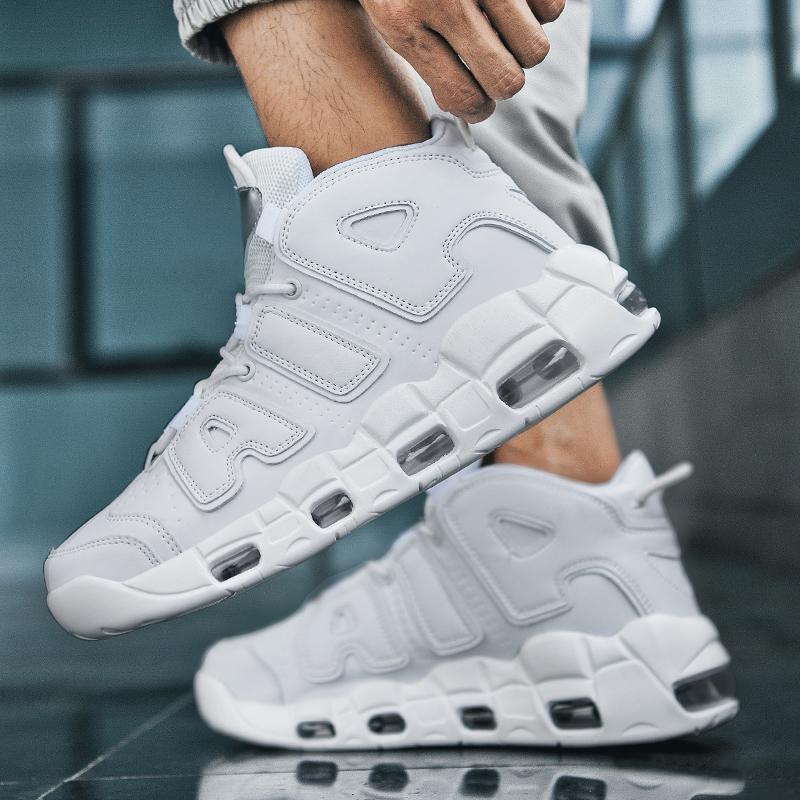 Men Casual Sneakers AIR Cushion Basketball Shoes Training Tennis Lace-Up Teens Running Sport Shoes Luxury Design Boots for Men