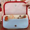 Multi Layers Pencil Bag Zipper Makeup Bag Kawaii Canvas Pencil Case  Gifts