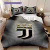 Juventus Legacy: Stars Stripes Three-piece set (1 * duvet cover + 2 * pillowcase, without core) Duvet cover and pillowcase Soft and comfortable