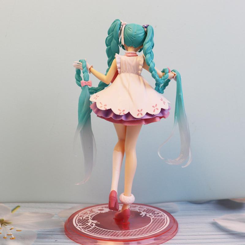 Anime Figure Miku Pink Cherry Action Figurine Pvc Statue Collection Model Toys Gifts