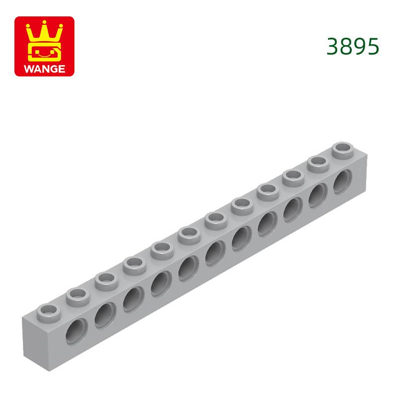 Non-Toxic 23Pcs/Lot No.3895 11 X 12 Holes Holes Long Beam Model Block Moc Color Accessories Compatible With Brick Diy Children Toys