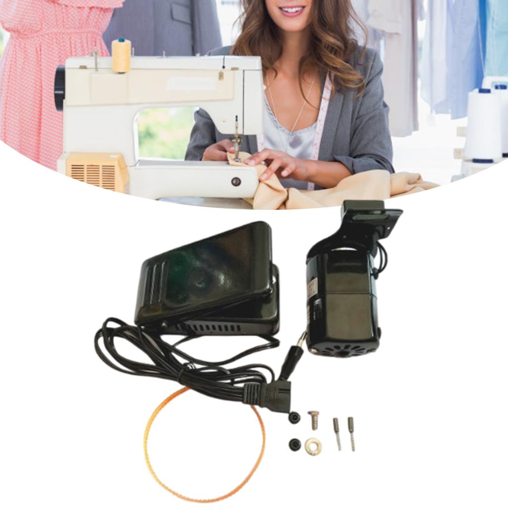 Двигатель швейной машины 100 Вт, контроллер ножной педали, бытовые швейные принадлежности, пластиковая текстура для домашнего шитья