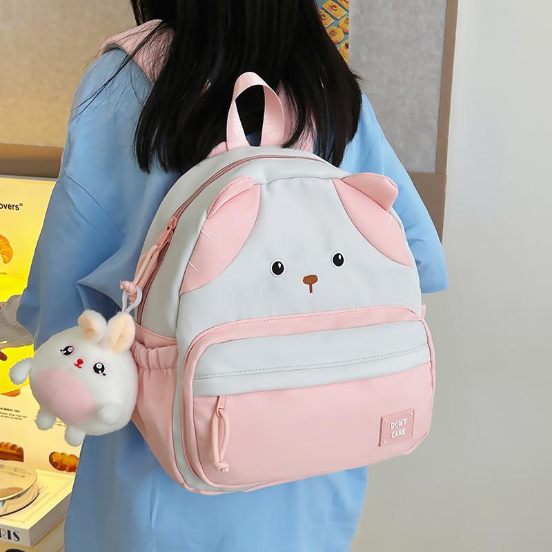 Adorable Japanese Cartoon Bear Backpack Large Capacity Cute Colorful Design For School