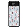 Счастливого Рождества Снеговик Чехол для телефона для Samsung Galaxy Z Flip Z Flip3 5G Z Flip4 Твердый ПК Матовый чехол