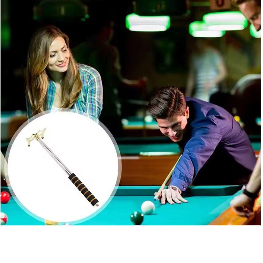 Anti-Slip Telescopic Billiards Pool Cue Stainless Steel Pool Table Cue Stick Bridge