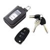Double Zipper Car Key Bag Genuine Leather, Multifunctional Car Leather Key Bag