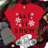Футболка Y2k Рождество Пусть идет снег Счастливого Рождества Футболки БЕЛЫЕ Футболки Оверсайз Футболка Винтажная Уличная одежда Лето Топы Y2k Футболки