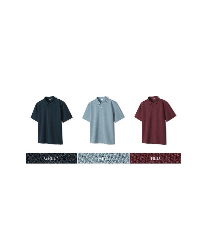 NOTIG Cool Touch Basic Short Sleeve Polo Shirt Red_Ols1T1Ts102R1