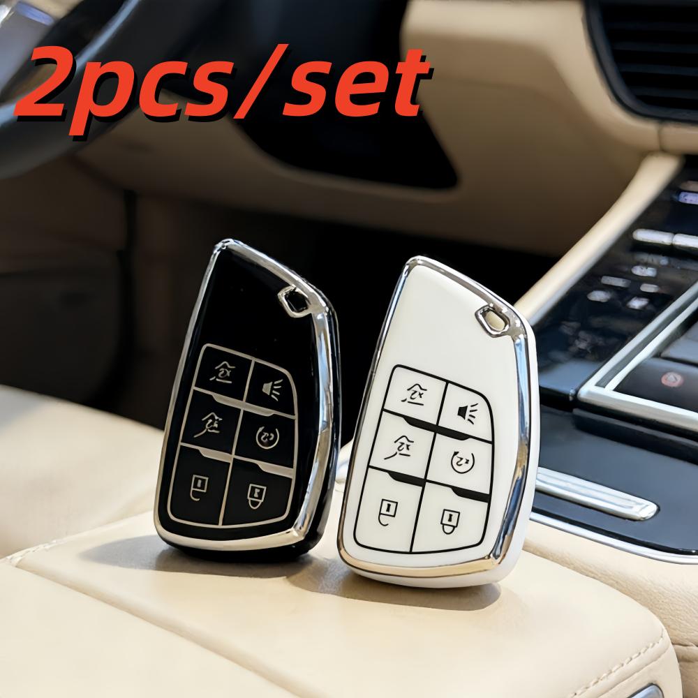 2 шт. Чехлы для корпуса автомобильного ключа для Buick Envision S Plus Avenir Для Chevrolet Tahoe Suburban Для GMC Yukon