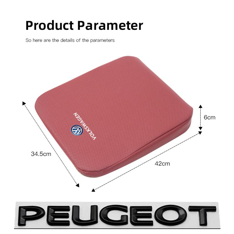hijk1 Car Seat Cushion Height Increasing Cushion Accessories For VW GTI Polo Golf Passat Tiguan Jetta Beetle CC B6 Arteon/Car keychain