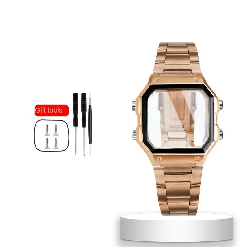 Обновленный полностью металлический корпус Модный Для Casio AE1200 комплект для модификации Модифицированный 3299 AE-1200 рамка ремешок нержавеющая сталь Аксессуары для ремешка часов