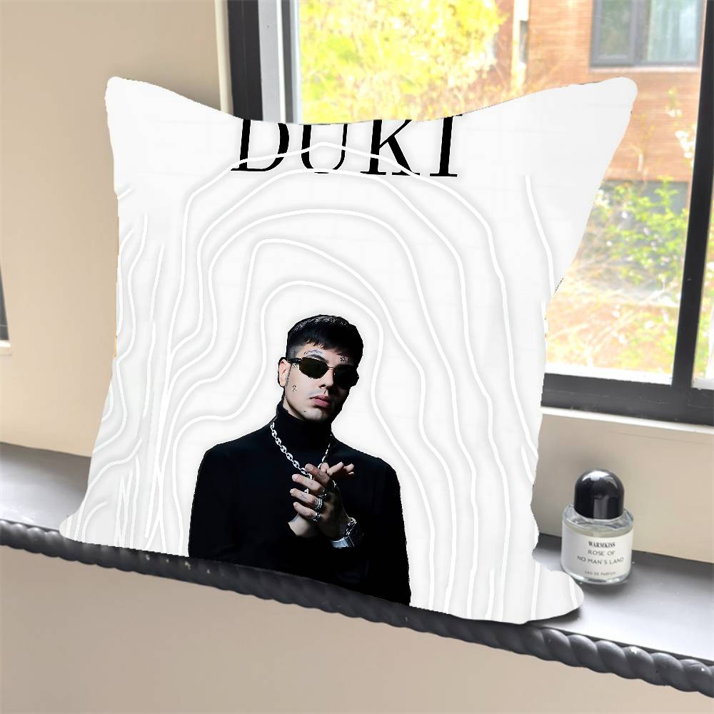 1 шт. Наволочка для подушки с изображением рэпера D-Duki, квадратная, для спальни, дивана, для отдыха, комфортная подушка, для автомобиля, домашний декор