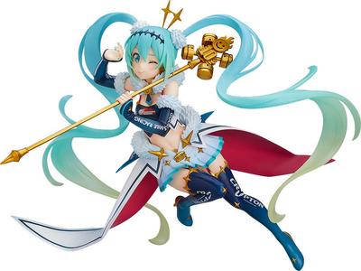 Hatsune Miku GT Project Racing Miku 2018 версия. Масштаб 17, готовая окрашенная фигурка из АБС и ПВХ