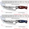 Professional Butcher Cleaver Boning Knife Forged Kitchen Chef Knife Stainless Steel Meat Fish Fruit Knife with Cover