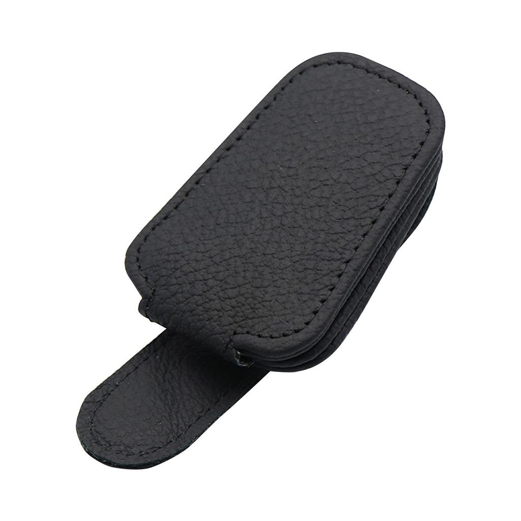 1 упаковка держателей солнцезащитных очков для автомобильного козырька - магнитный кожаный держатель для солнцезащитных очков и зажим для карт - аксессуары для автомобильного козырька