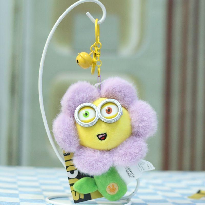 Очаровательная плюшевая игрушка-брелок Миньон, идеально подходящая для поклонников Гадкого Я, в красочных стилях