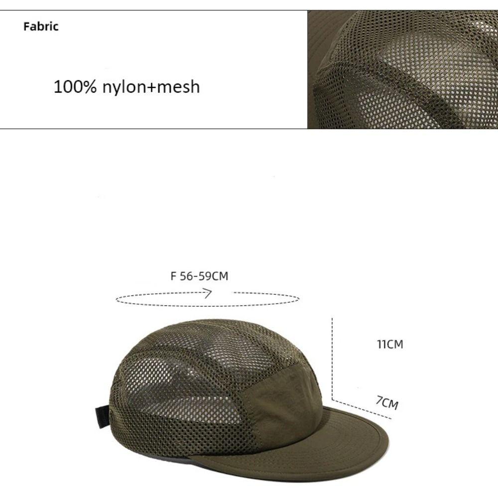 Дышащие бейсболки с 5 панелями, рабочая кепка, сетчатые кепки, новая летняя быстросохнущая кепка