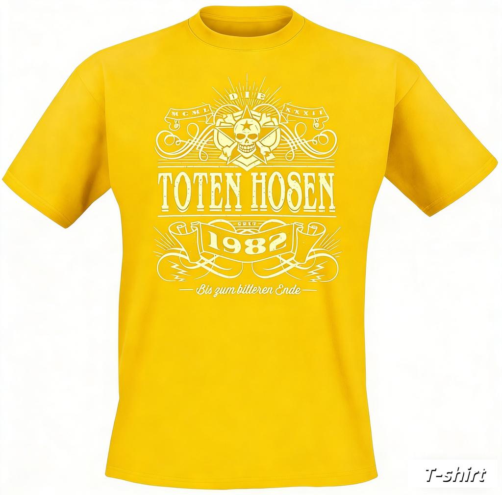 Старая школа _ Die Toten Hosen Повседневная футболка Мужская и женская Роскошный бренд группы Топ
