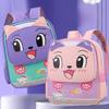 Cute Kids Backpack With Nylon Material And Animal Pattern For Kindergarten Use