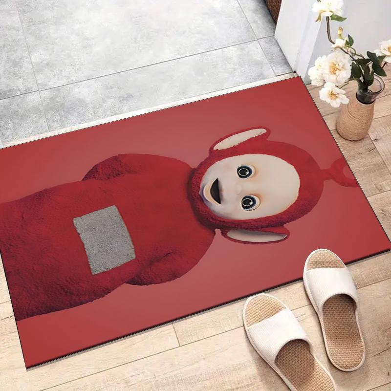 Teletubbies Polyester Carpet, Soft Indoor Mat for Office Chair, Living Room, Computer Desk - Decorative Home Office Rug Design