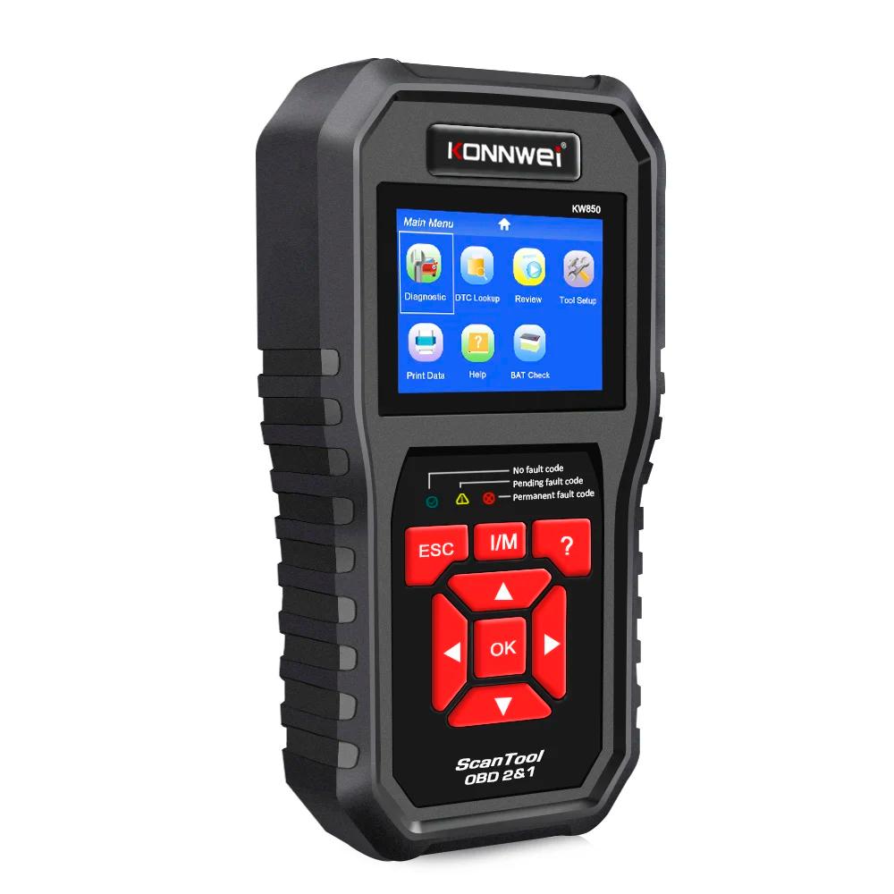 KONNWEI KW850 OBD2 Car Diagnostic Scanner Tools OBD 2 Diagnostic Tool Check Engine Automotive Car Scanner Code Reader