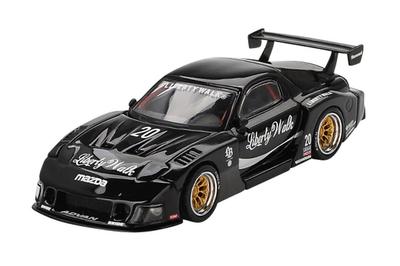 Sunrich MINI GT Mazda Silhouette Liberty Walk Черный Готовый продукт RX-7 LB-Super (Левый руль)