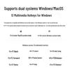 Rapoo 9300S Multi-Mode Wireless Keyboard & Mouse Combo