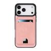 Роскошный деловой кожаный чехол-книжка с магнитным слотом для карт для iPhone 17 Pro Max 16 Plus 15 14 13 12, подставка, 360° противоударный, RFID-защита