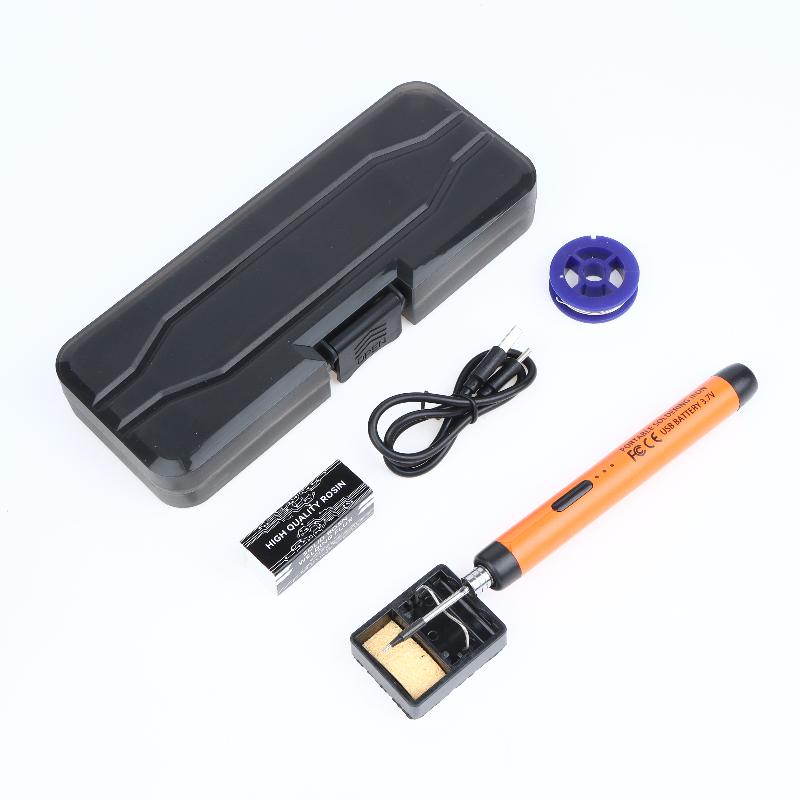USB-паяльник, набор для пайки, быстрый нагрев, с дополнительными жалами, кейс для хранения, для ремонта мелких деталей RC-дронов, сварка