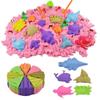 Ultra Light Sand Play Set DIY Sand Clay Castle Toys Funny Kid Space Sand Toy  for Beach