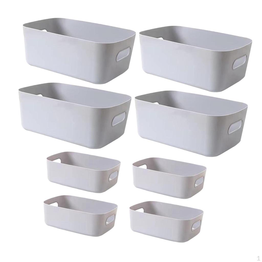 8 Pieces Cosmetics Case Organizer Makeup Vanity Holder Table Organizers Desk for Countertop