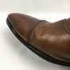 Queen Classic Made In Japan Long Nose Straight Tip Business Shoes Brown Size 40 (25.0)(USED)