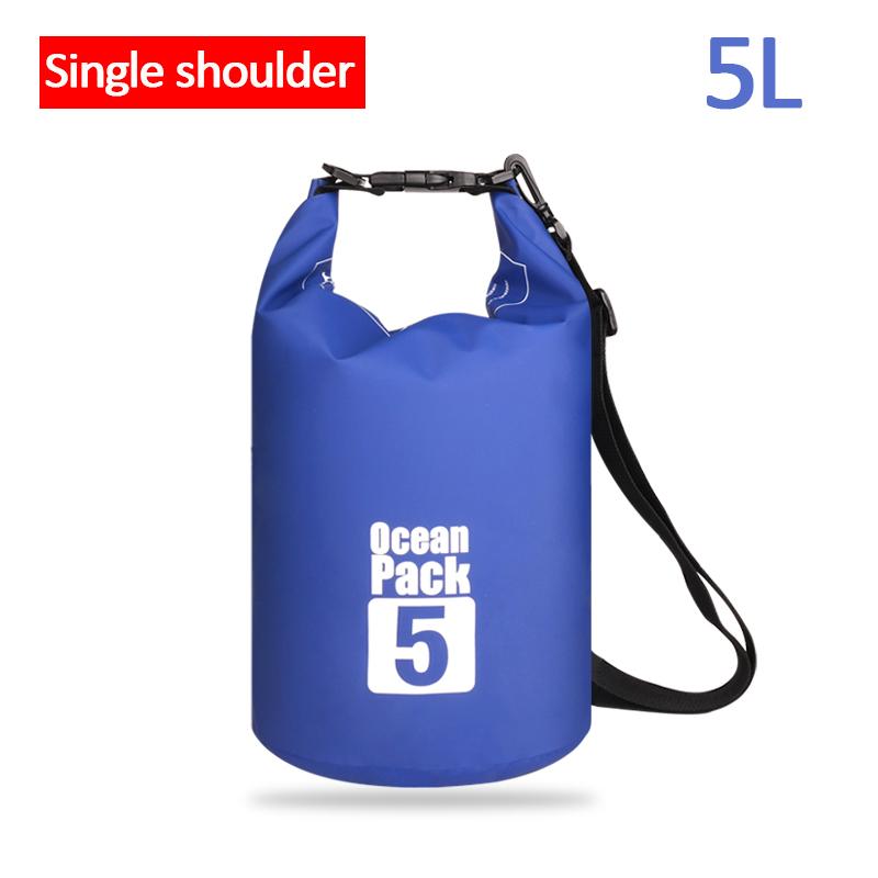 500D Waterproof Swimming Bag Dry Sack 2/5/10/15/20/30L Waterproof Floating Dry Gear Bags For Boating Fishing Rafting Swimming