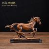 Figurine Collectible Horse Ornament Tabletop Decoration Sculpture for Furniture Desk Decoration Bookcas Office Home Decor