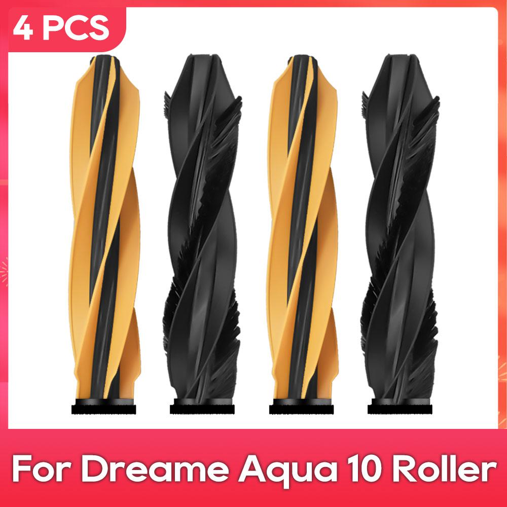 Подходит для ( Dreame Aqua 10 Ultra Ролик в сборе, Aqua 10 Ultra Гусеница ) Комплектующие и принадлежности: Основная боковая щетка, Фильтр, Швабра, Пылесборник