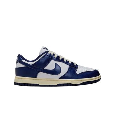 (в) Dunk Low Prm Полуночный синий и белый