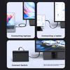 Кабель для быстрой зарядки USB C Плоский нейлоновый провод 240 Вт Мощная поддержка Быстрая передача данных Шнур Type C