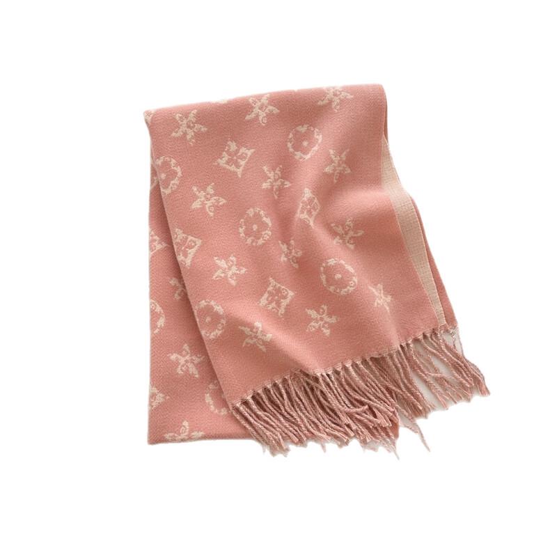 Women's Elegant British Style Double-Sided Jacquard Winter Scarf & Shawl