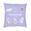 Florence By Mills Декоративная подушка Милая Милли Бобби Браун Декор для подушки Салонная квадратная наволочка