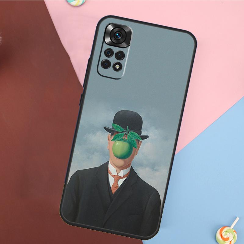 Чехол Rene Magritte для Xiaomi Redmi Note 13 Pro 14 12 11 9 10 9S 10S 11S 12S Redmi 10C 12C 13C 14C