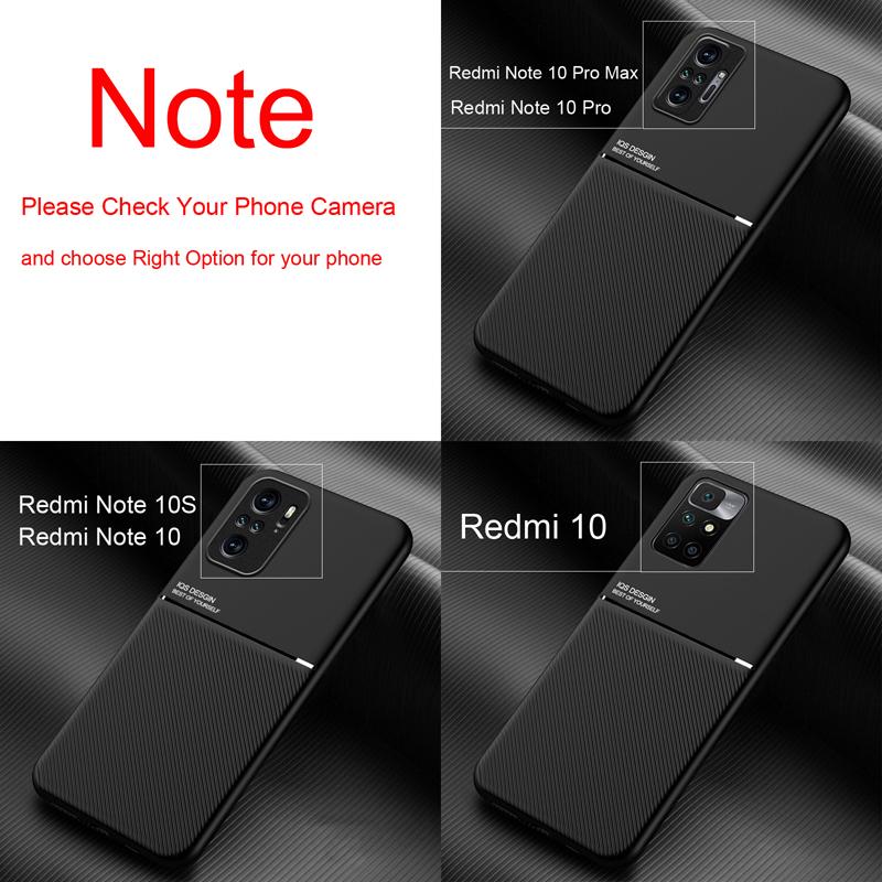 Магнитный кожаный чехол для Xiaomi Redmi Note 11 12 10 9 11E Pro 9S 10S 11S Plus 10C встроенный металлический чехол с поддержкой автомобильного держателя