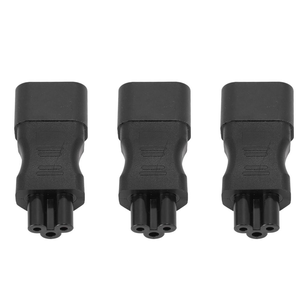 3 шт. адаптер питания IEC320 C14 - IEC320 C5 ПВХ оболочка C14 - C5 конвертер вилка 2.5A‑10A 250V 2500W