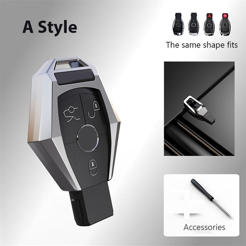 Чехол для автомобильного ключа из цинкового сплава для Mercedes Benz AMG ACES Series E200L E300L C260L E260 W204 W212 W176 CLA GLA Аксессуары