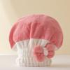 Hair Absorbent Hat Soft Thicken No Shedding Bowknot Dry Hair Breathable Double
